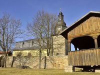 Hohenfelden Kirche mit Glockenstuhl